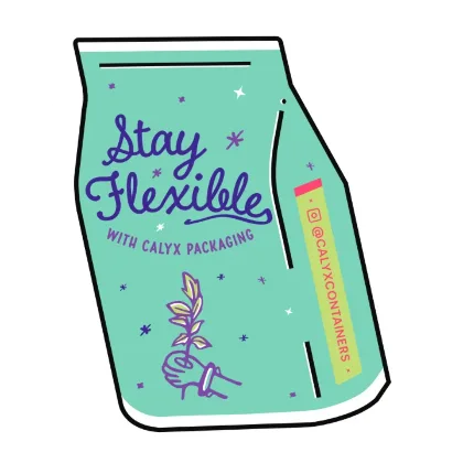 STAY FLEXIBLE, a cast-and-cure label